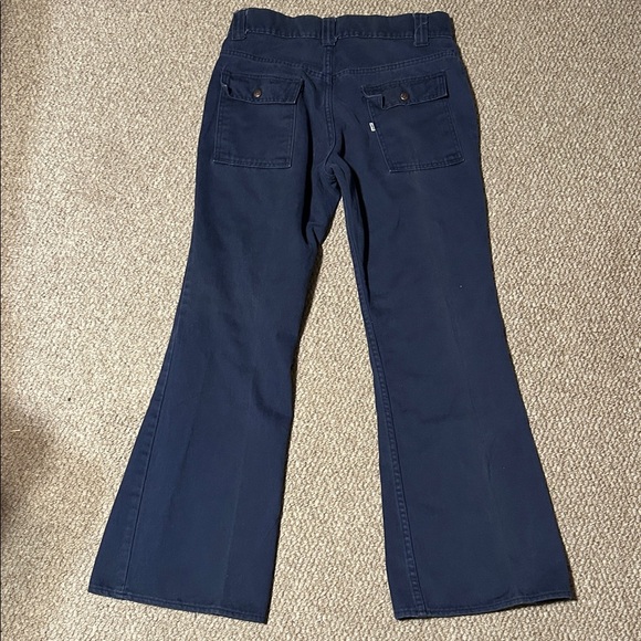 Vintage 1970s Levi’s Navy Cargo Pants!!! - Picture 9 of 14